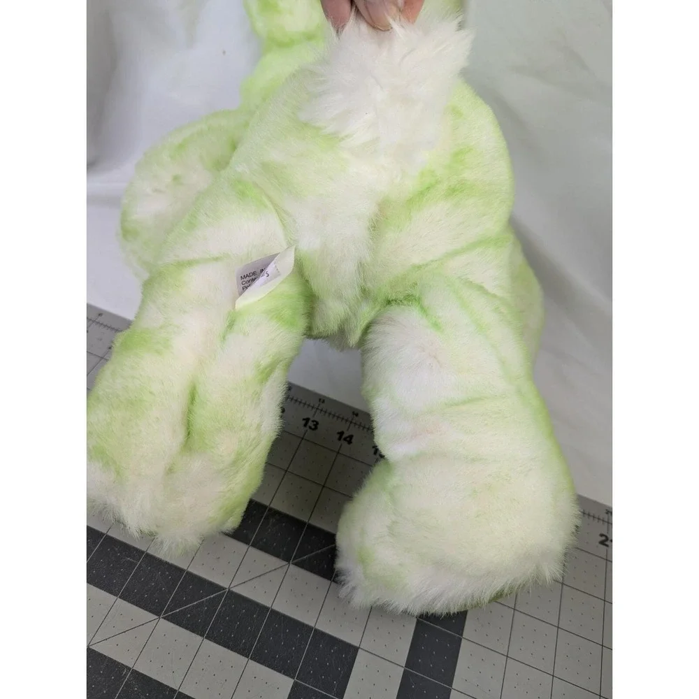 Walmart Lime Green Rabbit Plush Bunny 21 Inch Long Stuffed Animal Toy